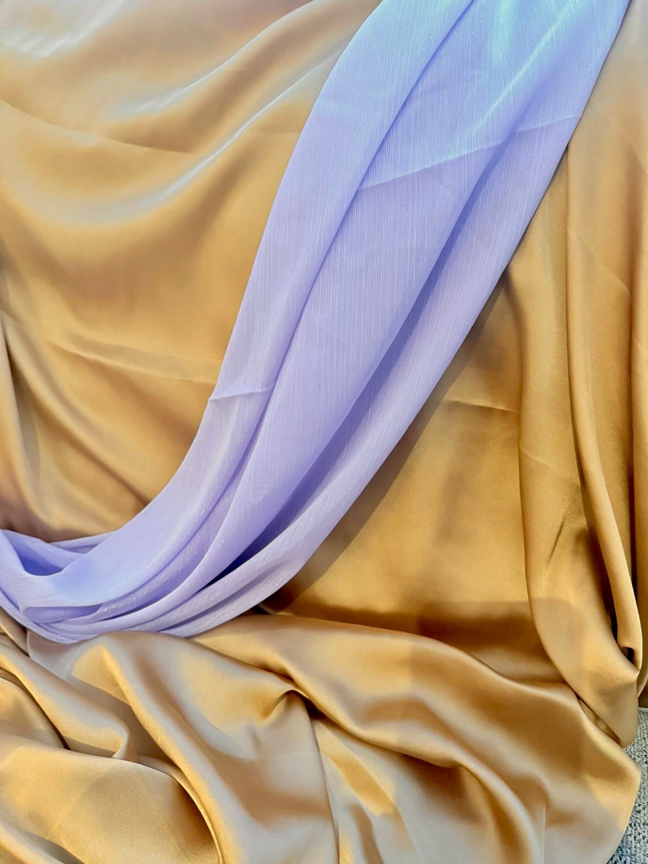 Gold & Purple Bridesmaid Dirac