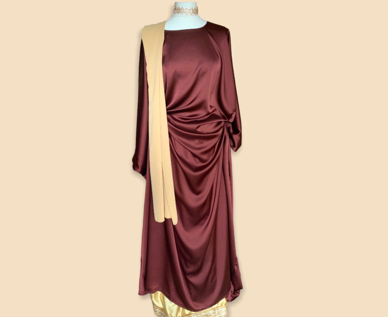 Maroon Bridesmaid Dirac