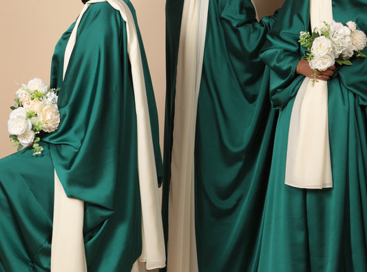 Emerald Green & Ivory Bridesmaid Dirac