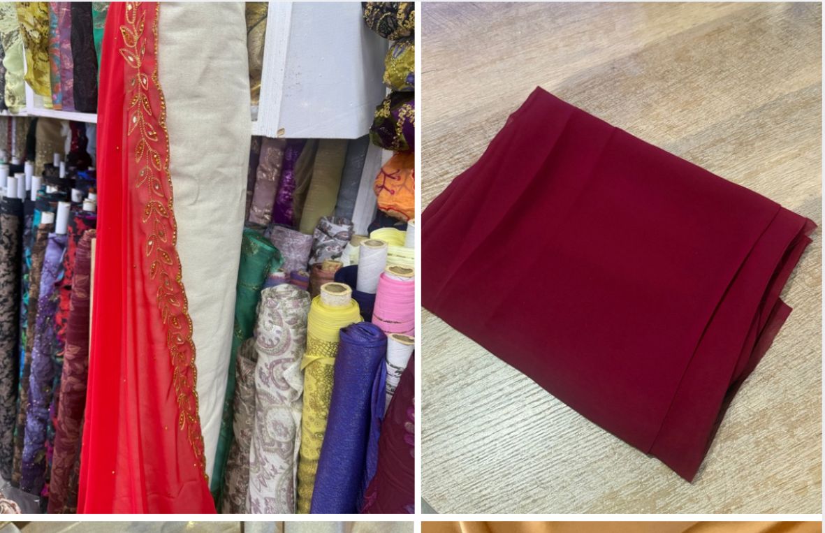 Dark Red & Gold Shimmer Dirac Set