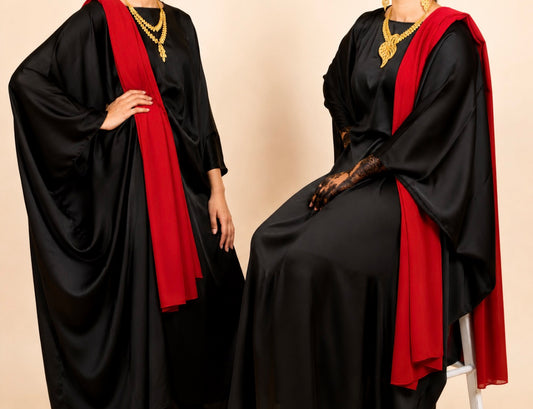 Black & Red Bridesmaid Dirac