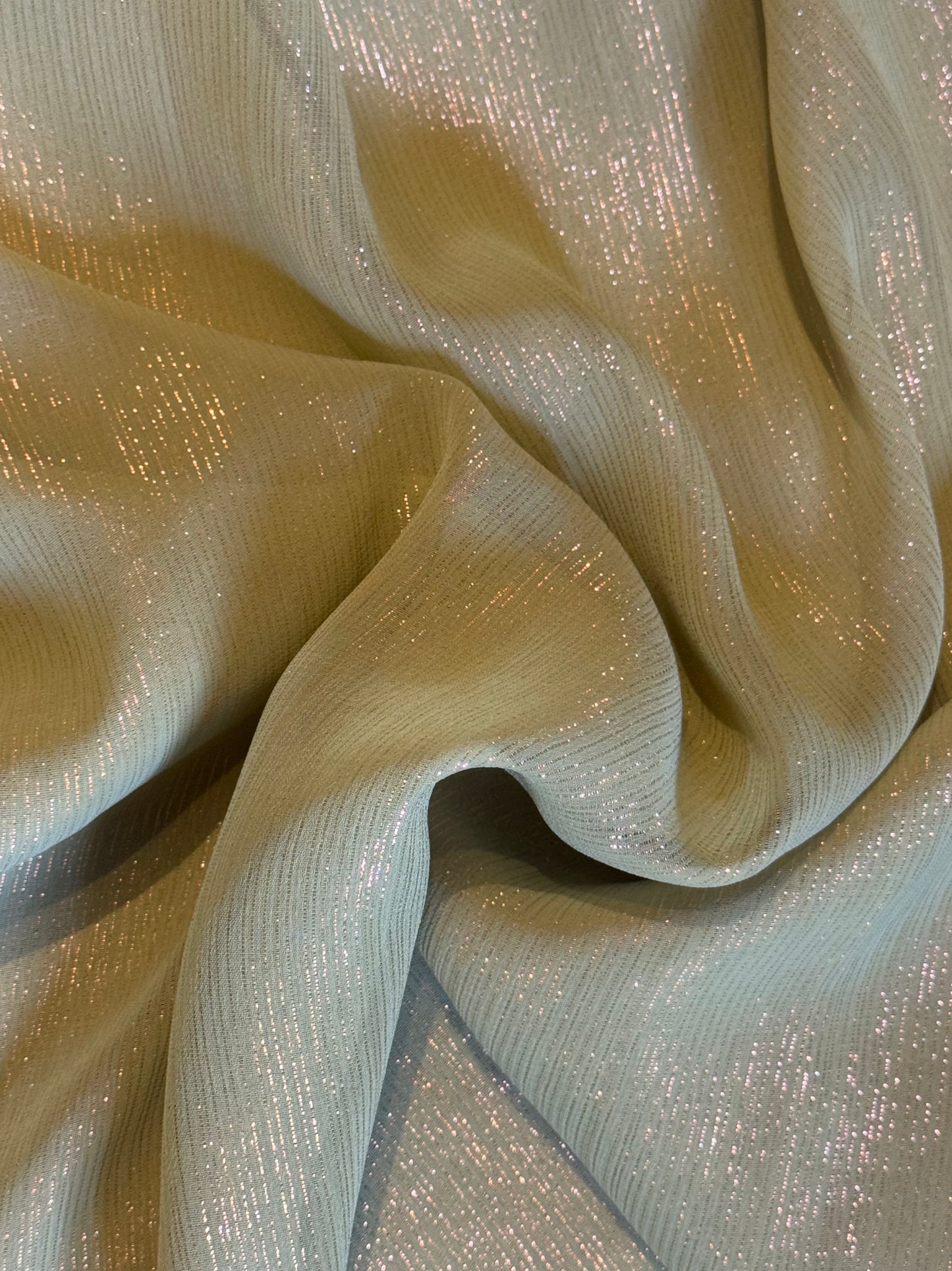 Sage Green Shimmer Garbasaar (Shawl)