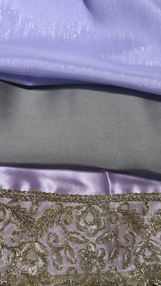 Silver and Lilac Bridesmaid Dirac