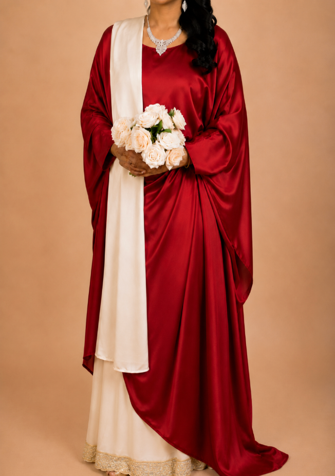 Red & Ivory Bridesmaid Dirac